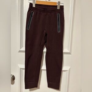 Old Navy Kids Dark Brown Joggers with Zipper Pockets
